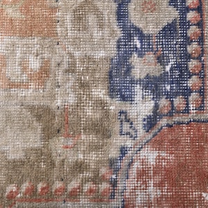 TAPPETO VINTAGE 3x4, Tappeto Vintage 3x4, Tappeto di lana fatto a mano, Tappeto 3x4, Tappeto turco 3x4, Kilim Vintage, Tappeto fatto a mano 3x4, Tappeto sbiadito, 241769