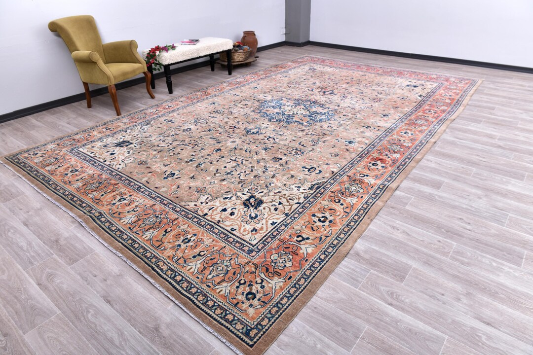 10x16 OVERSIZE VINTAGE Rug,10x16 Rug,10x16 Vintage Rug,handmade Wool ...