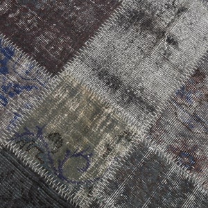 6x8 VINTAGE TURKISH RUG,6x8 Rug,6x8 Vintage Rug,6x8 Tukish Rug,Handmade Wool Rug,Large Area Rug,6x8 Patchwork Rug,6x8 Muted Area Rug,303