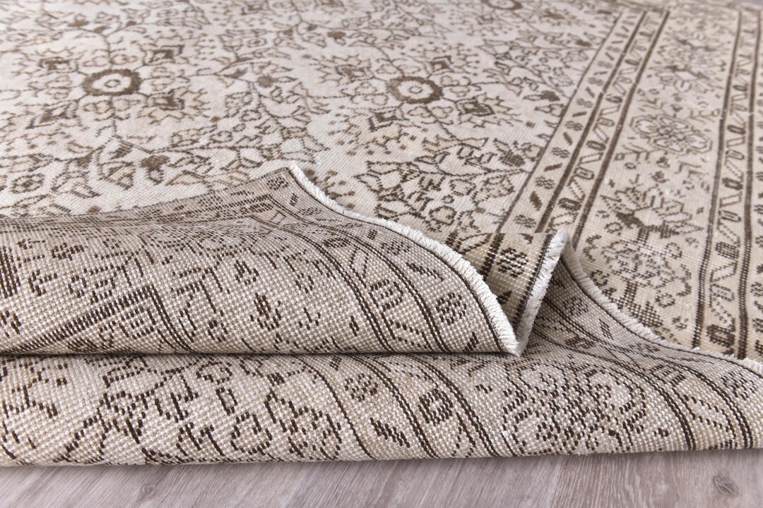 7x11 VINTAGE TURKISH Rug,7x11 Rug,handmade Wool Rug,7x11 Vintage Rug ...