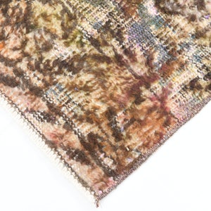 2x4 TURKISH VINTAGE RUG,2x4 vintage rug,2x4 rug,2x4 faded rug,Oushak Handmade Wool Rug,2x4 Doormat Rug,Door Mat,Doormat,2x4 faded rug,7224