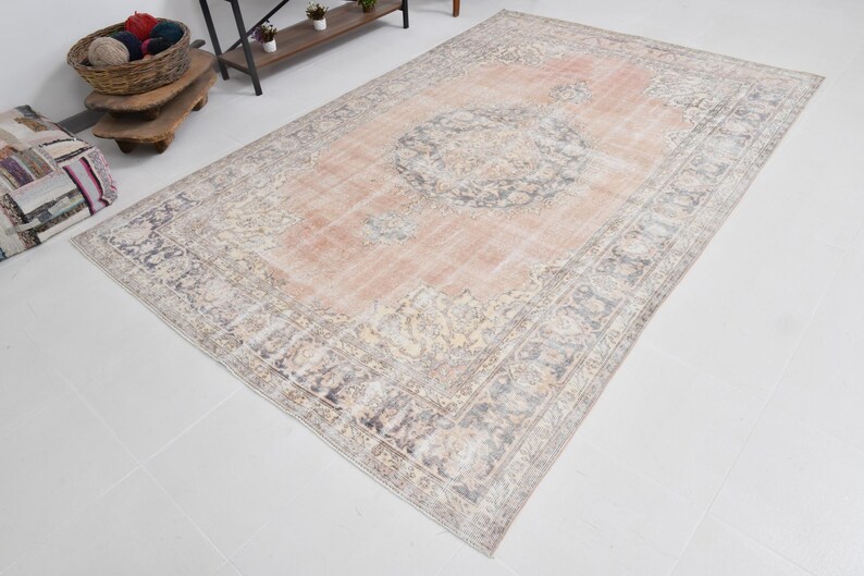 6x10 WOOL AREA RUG, 6x10 Rug, 6x10 Vintage Rug, Handmade Wool Rug, 6x10 ...