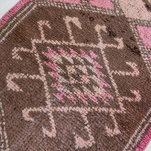 3x10 TURKISH RUNNER RUG 3x10 Runner Rug 3x10 Vintage Rug 3x10 Rug 3x10 soft area rug Turkish Runner,Faded Hallway Rug,Vintage Runner,19852