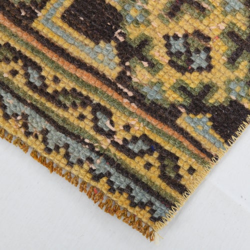 2x4 TURKISH VINTAGE DOOR Mat Rug,2x4 Rug,2x4,Oushak online Handmade Wool Rug,Door Mat,Doormat,Vintage Carpet,Vintage Rug,Wool Area Rug,18538