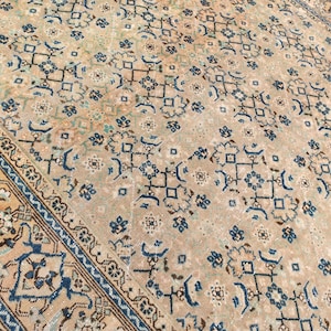 10x13 OVERSIZE TURKISH VINTAGE Rug,10x13 Rug,10x13,Handmade Wool Rug,Oversize Rug,Oversized Rug,10x13 Area Rug,Vintage Rug,Turkish Rug242583