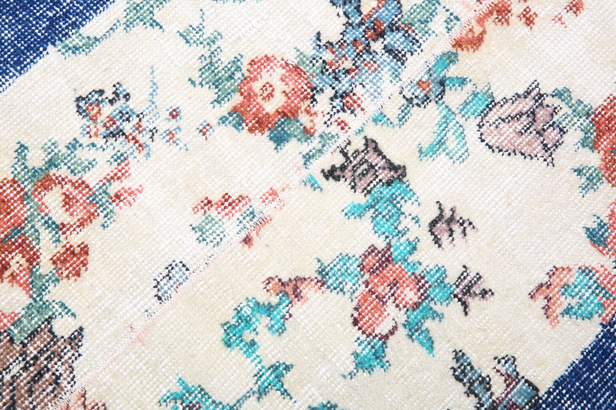 2x9 TURKISH VINTAGE Runner,oushak Handmade Wool Rug,2x9 Rug,2x9 Runner ...
