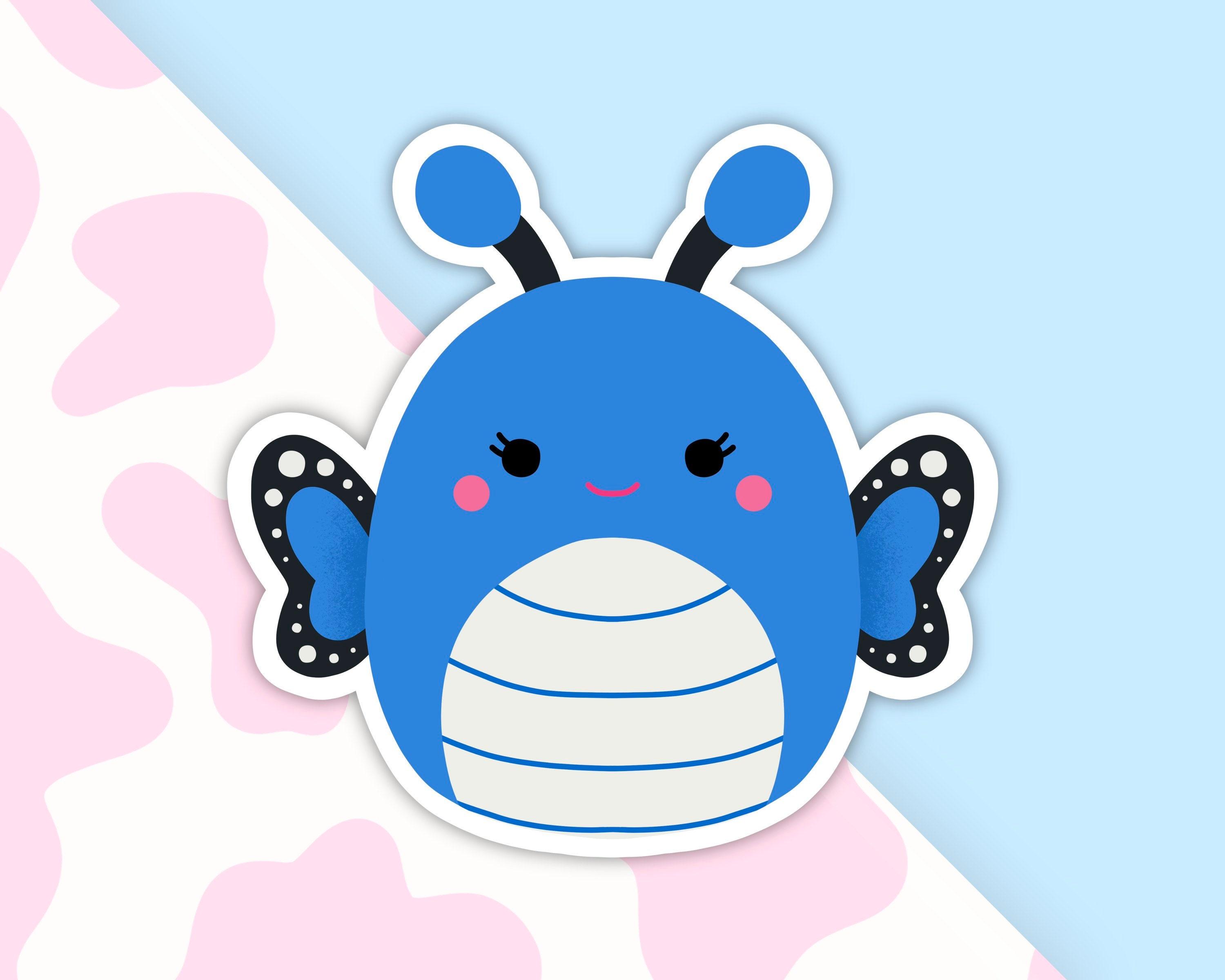 Waverley Butterfly Squishmallow Inspired Stickers | Etsy