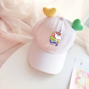 Kids Unicorn Baseball Hat: Personalized Cotton Children&#39;s Hat