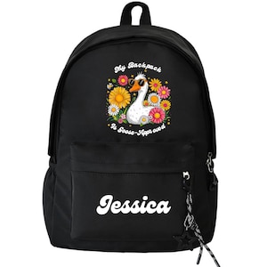 Sac à dos Goose pour enfants, cartable de rentrée, sac à dos personnalisé, cartable pour étudiants, sac à dos d'école, sac à dos pour étudiants, cadeau d'anniversaire pour enfants