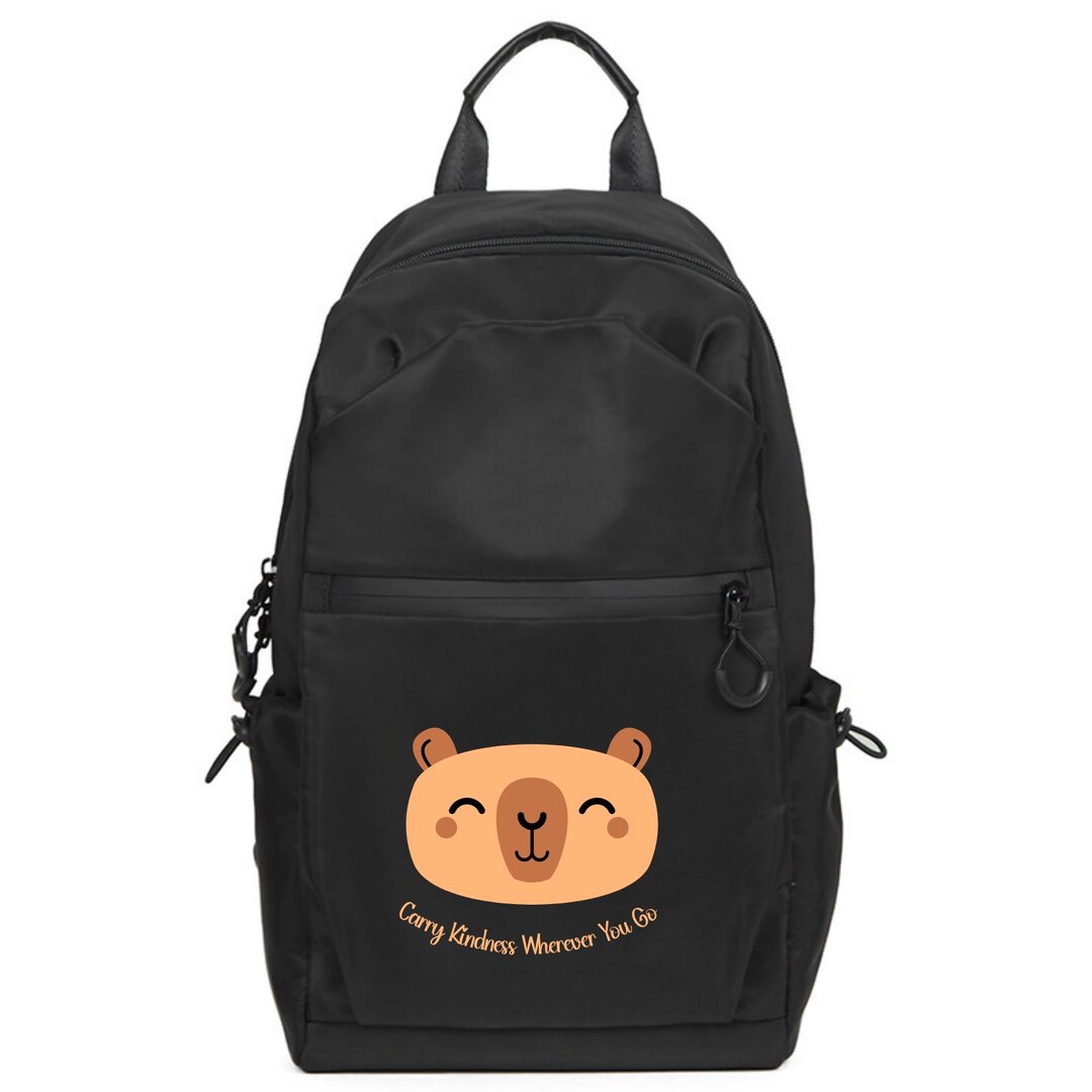 Custom Capybara Backpack, Back to School, Personalized Name - Etsy