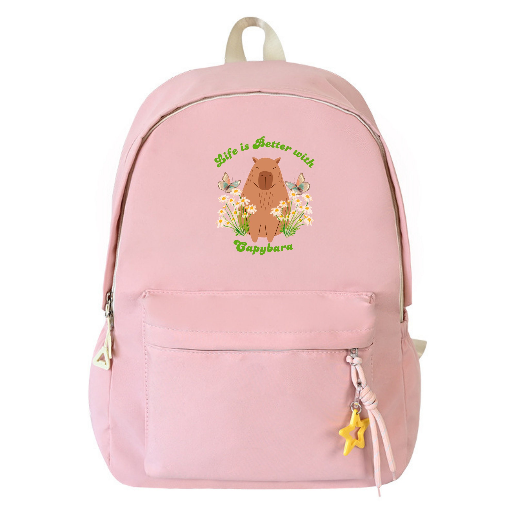 Capybara Sac à Dos Pour Filles Et Garçons Avec Bretelles Rembourrées Et