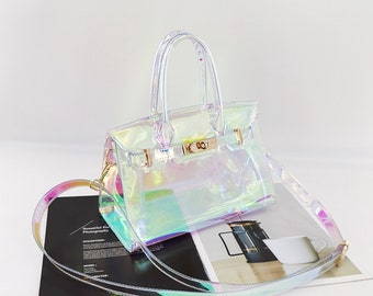 clear shoulder strap bag