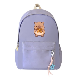 Sac à dos Capybara, cartable de rentrée, sac à dos personnalisé, cartable pour étudiants, sac à dos d'école, sac à dos pour étudiants,
