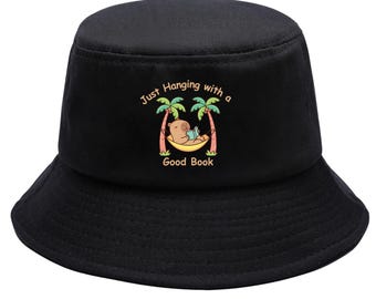 Custom Capybara Cotton Bucket Hat: Personalized Embroidery Concert Wear