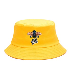 Embroidered Dog Bucket Hat: Custom Puppy Life Hat (XL Adult Size)