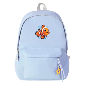 Sac à dos personnalisé pour la rentrée des classes, Sac à dos poisson, Cartable étudiant, Sac à dos scolaire, Sac à dos étudiant,