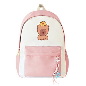 Sac à dos Capybara, sac à dos personnalisé pour la rentrée des classes, cartable étudiant, sac à dos scolaire, sac à dos étudiant,