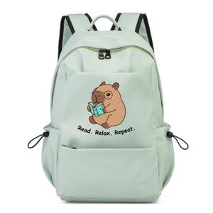 Sac à dos Capybara pour étudiants, sac à dos pour enfants, sac de rentrée scolaire, sac à dos personnalisé, cartable pour étudiants, sac à dos d'école, sac à dos pour étudiants