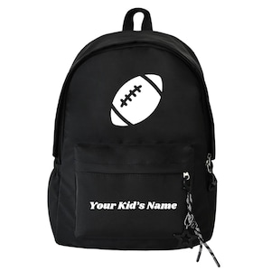 Sac à dos inspiré du rugby, sac pour ordinateur portable 14 pouces, cartable pour la rentrée, sac à dos personnalisé, cartable pour étudiant, sac à dos d'école, sac à dos pour étudiant,