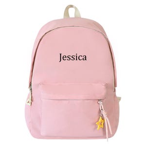 Sac à dos avec nom brodé pour enfants, cartable pour la rentrée des classes, sac à dos personnalisé, cartable pour étudiants, cartable, sac à dos pour étudiants,