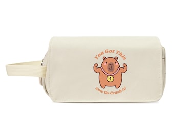 Custom Capybara Pencil Case: Back To School Canvas Pouch