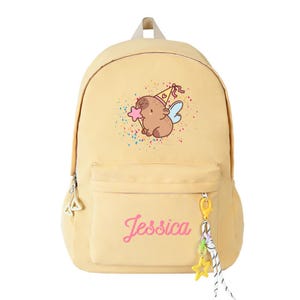 Sac à dos Capybara pour enfants, cartable de rentrée, sac à dos personnalisé, cartable pour étudiants, sac à dos d'école, sac à dos pour étudiants, cadeau d'anniversaire pour enfants