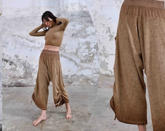 Womens Salwar • Loose Pants • Yoga pants • Sustainable Fashion • Organic Cotton • Boho • BurningMan • Festival •Burner outfit • Goddess •