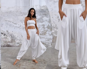 Womenswear Salwar • Loose Pants • Warrior • Sustainable Fashion • Organic Cotton • Boho • BurningMan • Festival •Burner outfit • Goddess •