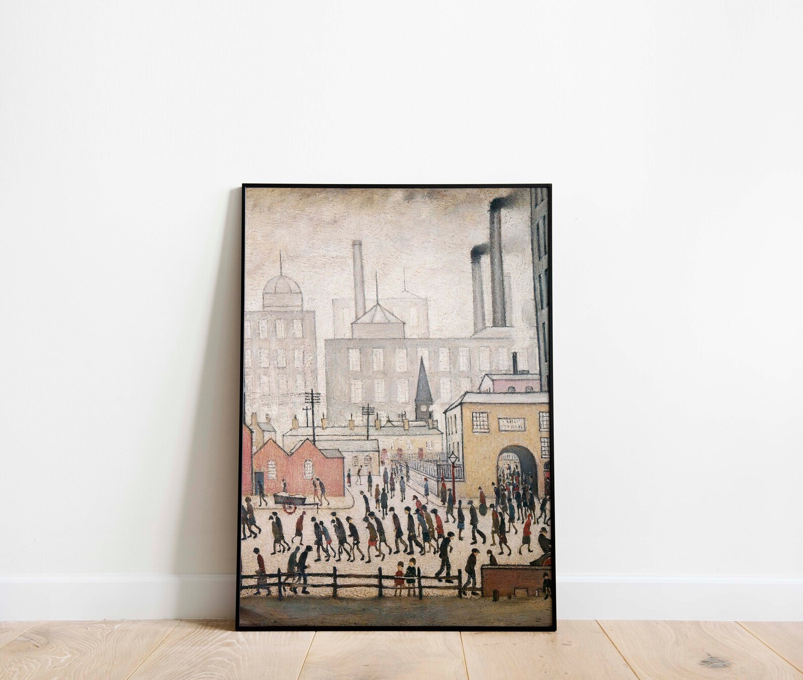 LS Lowry from the Mill' 1930 Art Print Poster Etsy