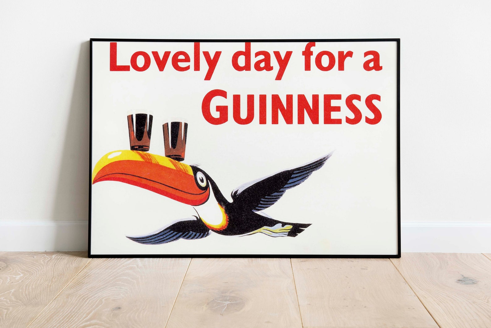 Lovely Day For a Guinness Vintage Drinks Poster Etsy