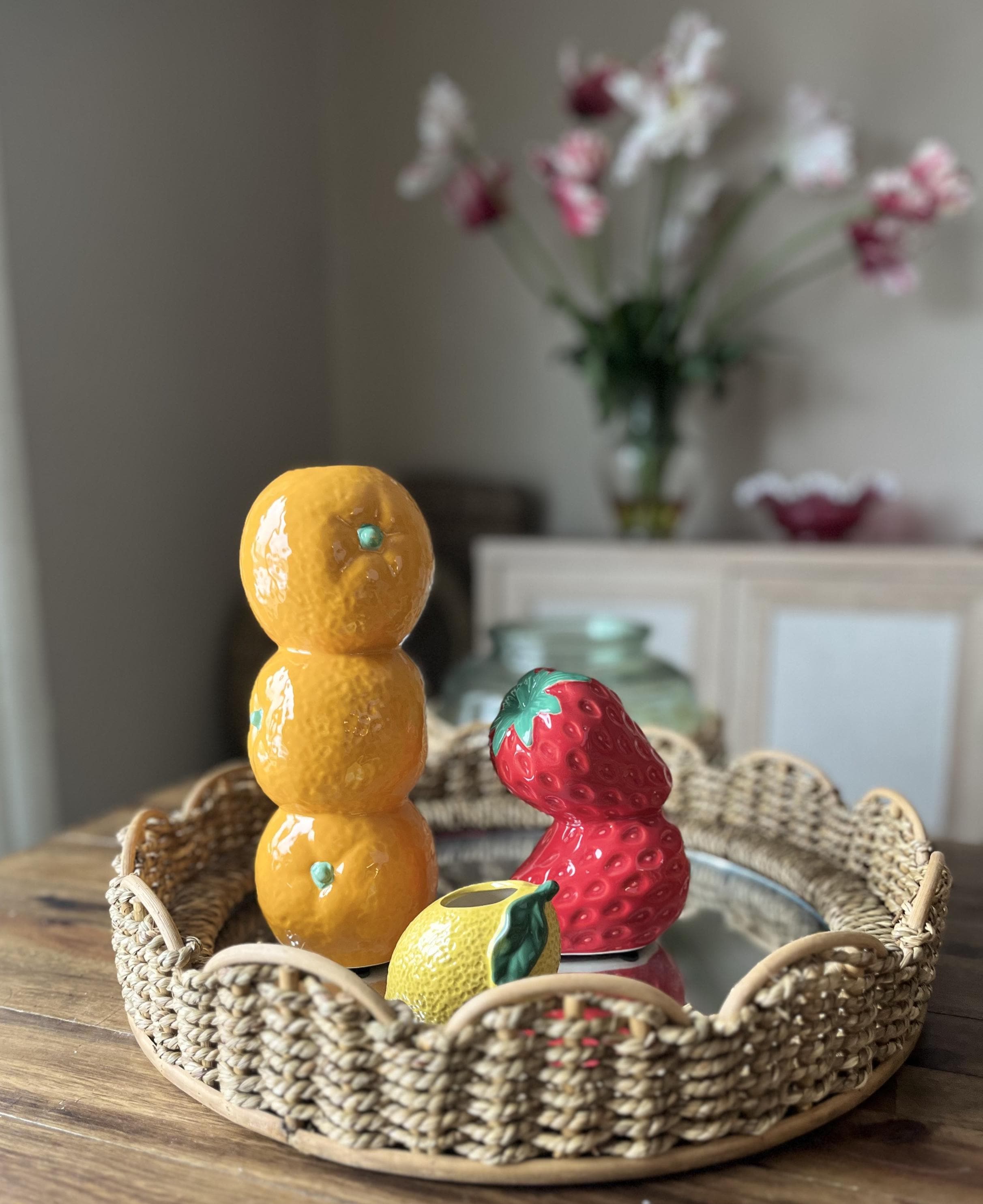 Strawberry Vase - Etsy