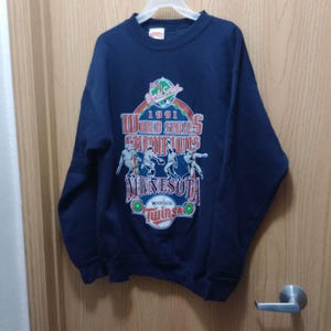 1991年ミネソタ・ツインズ ワールドシリーズ優勝スウェットシャツ