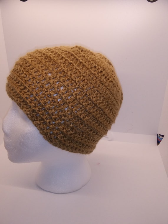 Tan Skull Cap | Etsy
