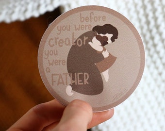 FATHER | VATER round stickers