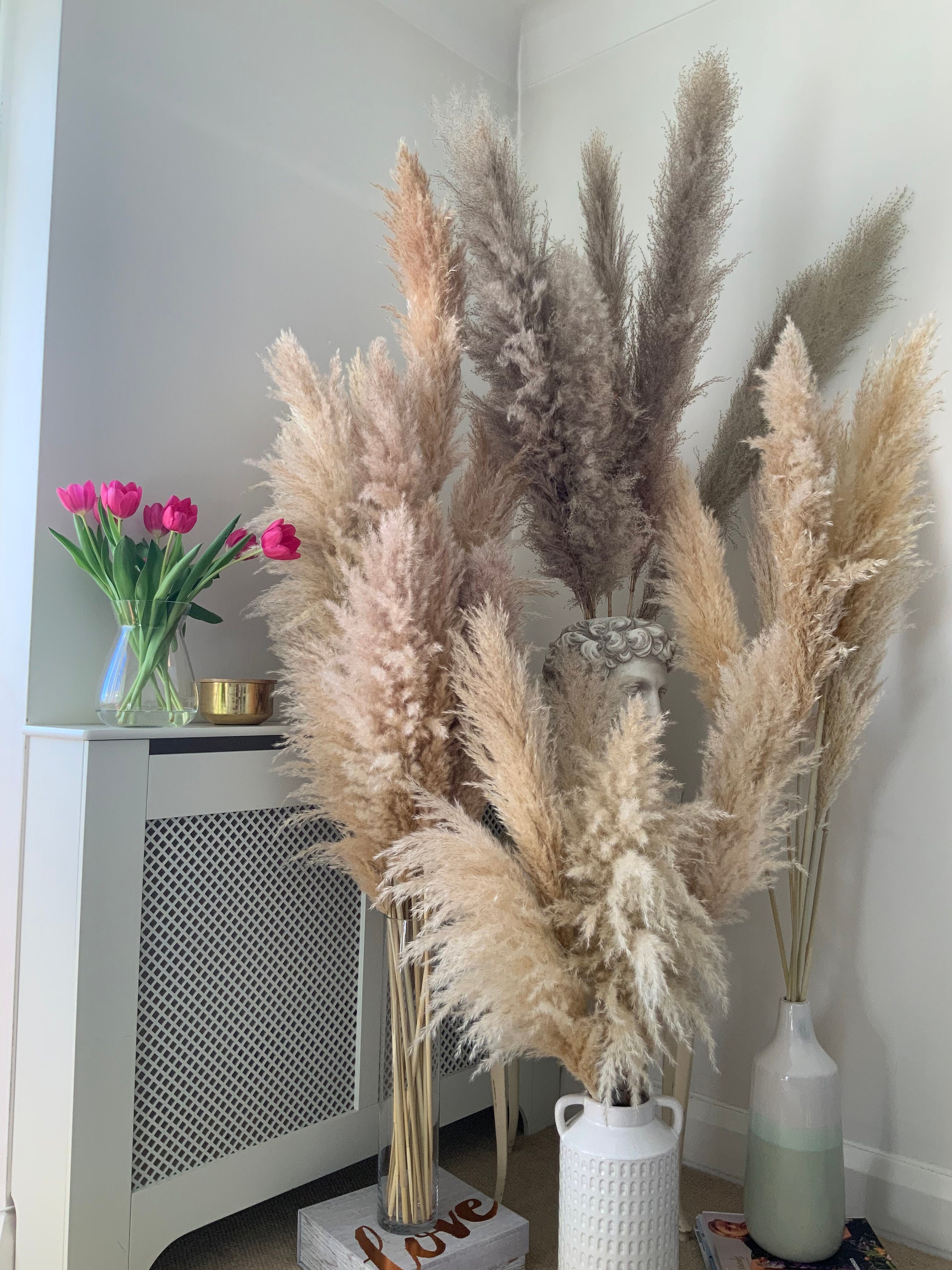 Tall Fluffy Pampas Grass For Home Office and Weeding Decor. | Etsy