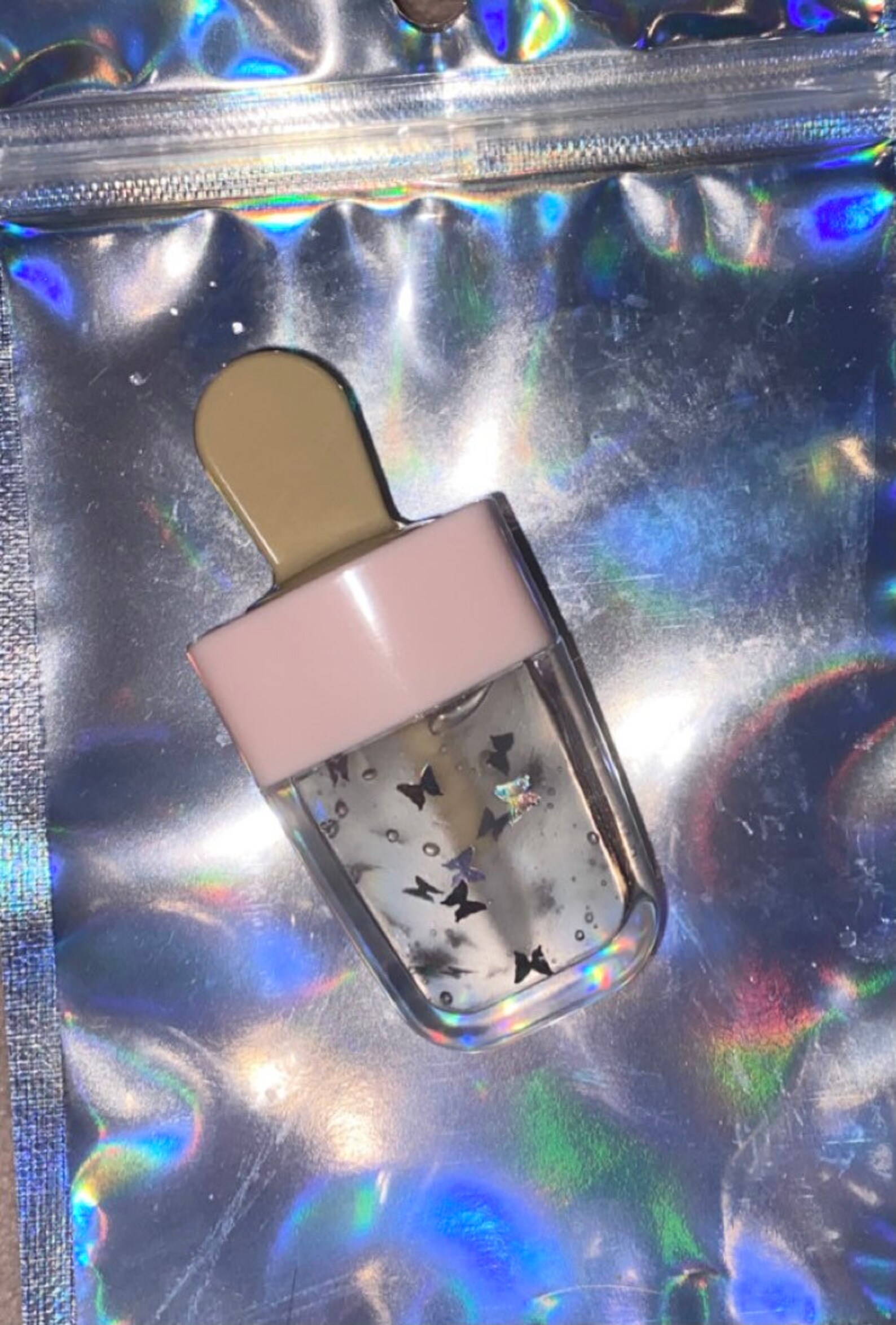 Butterfly ice lolly lip gloss Pear flavoured Etsy