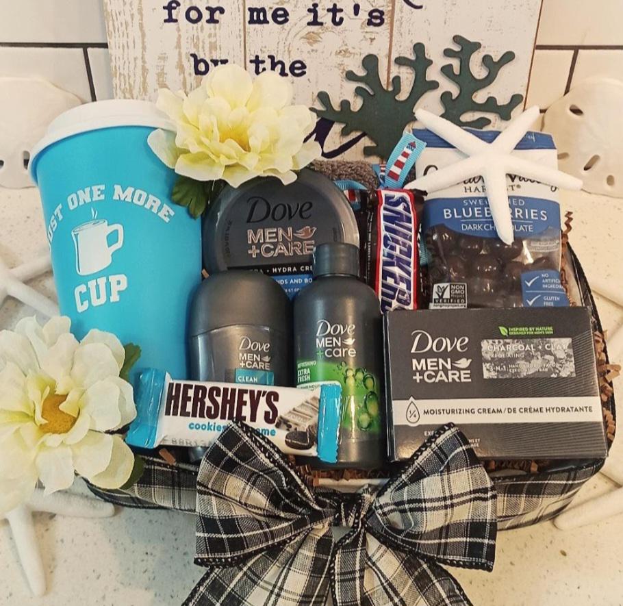 gift basket gift items for boyfriend on his birthday