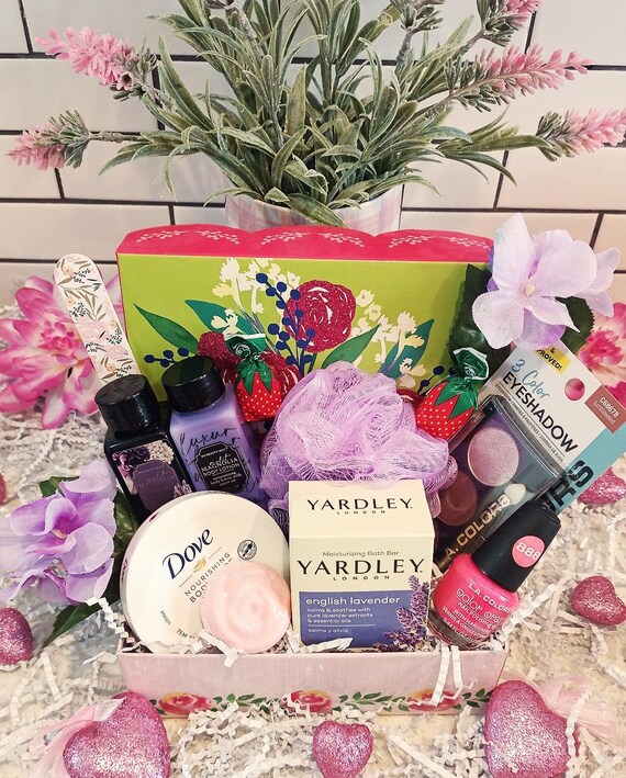 Coffret Cadeau Pour Femme 10 Pièces Violet - Pour Anniversaire, Noël, Fête Des Mères - Soins, Relaxation