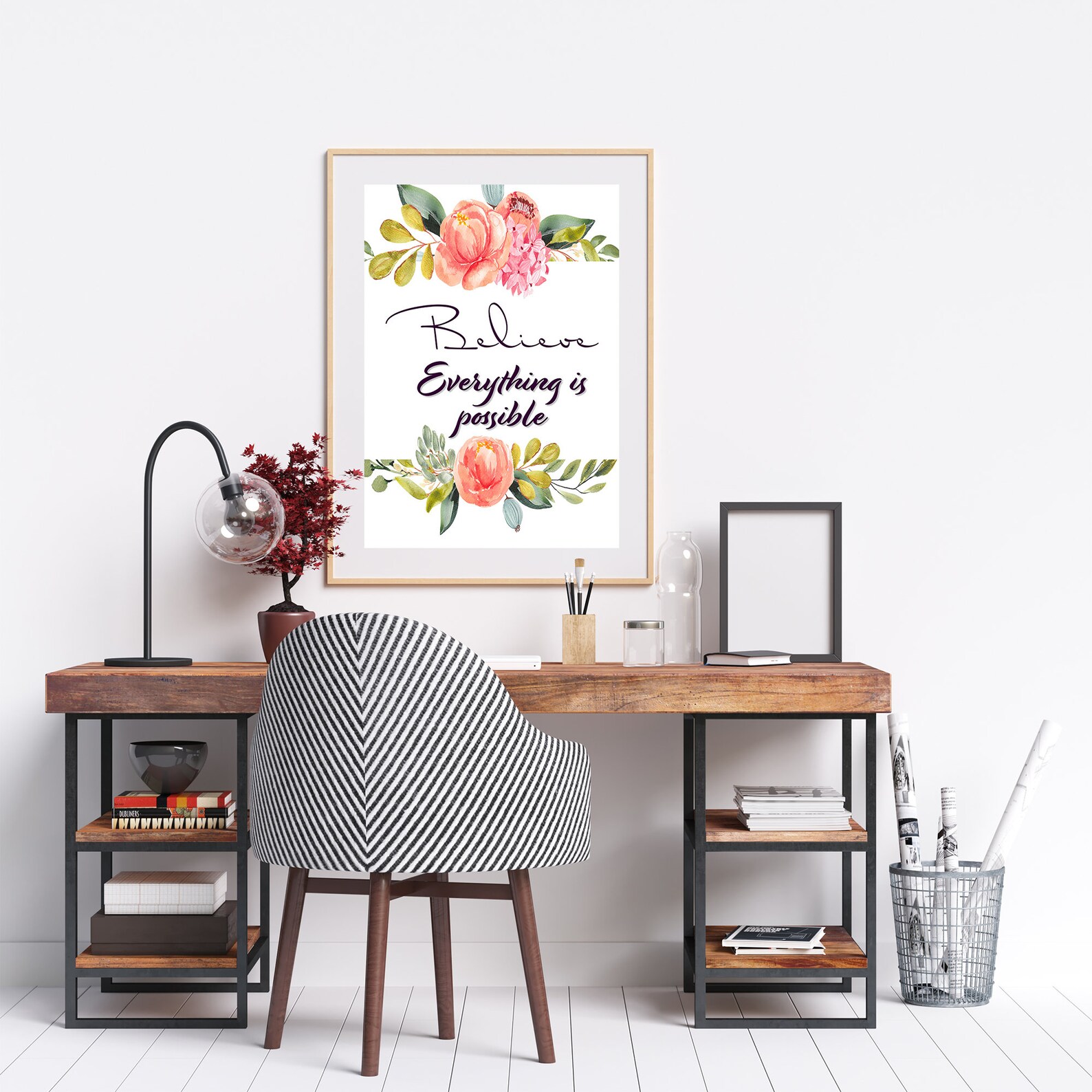 Inspirational Wall Art Gift Idea Gift for her Home/Office | Etsy