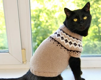 cat wool sweater