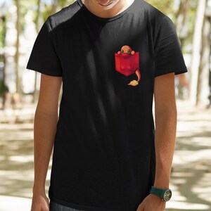 charmander pocket shirt
