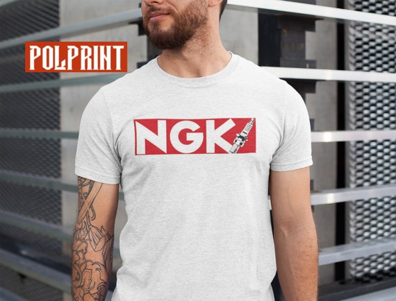 NGK Spark Plugs T-Shirt Motorcycle Car Enthusiast VARIOUS SIZES & COLOURS NGK Spark Plugs T-Shirt Motorcycle Car Enthusiast VARIOUS SIZES & COLOURS