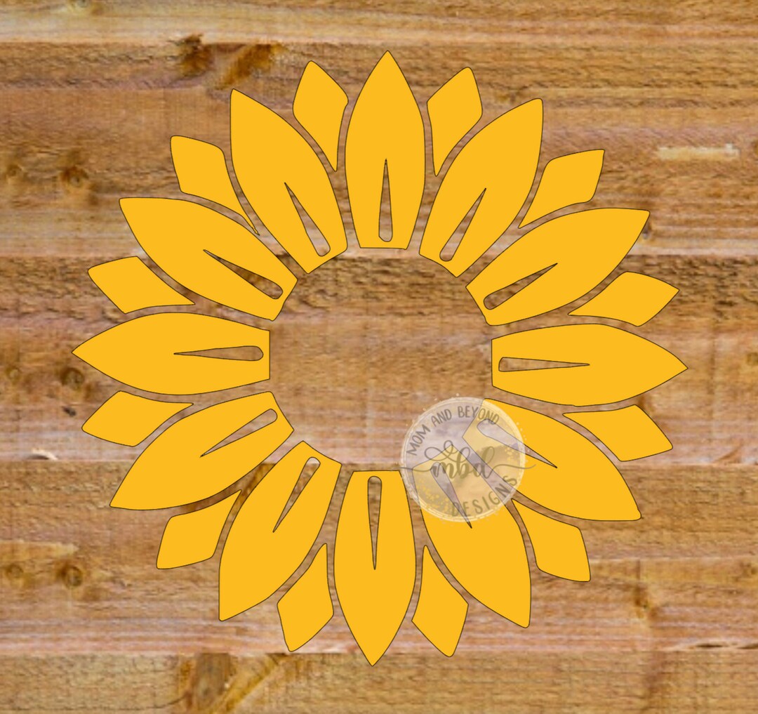Sunflower Vinyl Decal / Sun Flower Tumbler or Car Window Sticker - Etsy