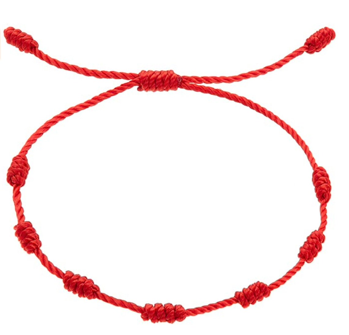 String Bracelets Red Bracelet Red Cord Bracelet Adjustable Etsy