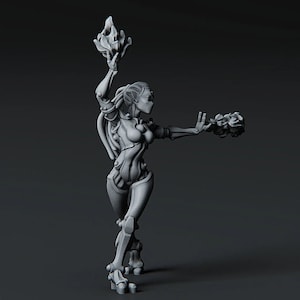 Warforged Caster Assassin Clan | Outstanding 3D Printed Fantasy Tabletop Miniatures 28mm 32mm | Dungeons and Dragons DnD D&D
