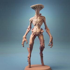 Mushroom warrior Fungus Folk | 3D Printed Resin Miniature | 28mm 32mm 100mm | Fantasy Character | for DnD & Tabletop RPG