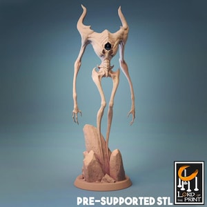 Mountain Alien  | Outstanding 3D Printed Fantasy Tabletop Miniatures 28mm 32mm up to 100mm | Dungeons and Dragons DnD D&D