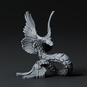 Anaconda Serpent Snake | 3D Printed Resin Miniature | 28mm 32mm 100mm | Fantasy Character | for DnD & Tabletop RPG
