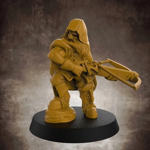Dwarf Dwarven Archer Ranger | Outstanding 3D Printed Fantasy Tabletop Miniatures 28mm 32mm up to 100mm | Dungeons and Dragons DnD D&D