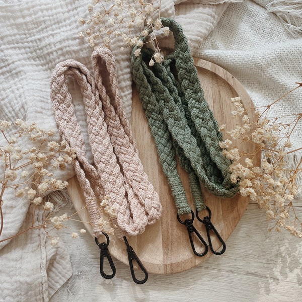 Makramee Handykette/Handyband lang -BRADY-  || GESCHENKIDEE || BOHO